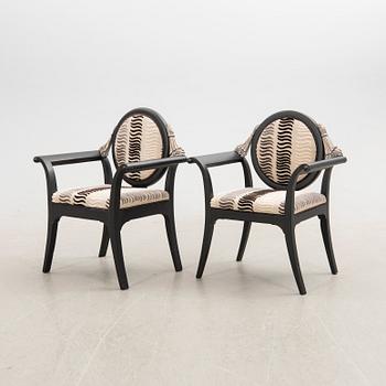 Armchairs, a pair, 21st century.