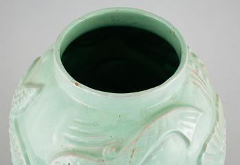 A earthenware vase by Anna-Lisa Thomson for Upsala Ekeby, around the mid 20th century.