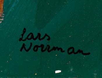 LARS NORRMAN, olja på pannå, signerad.