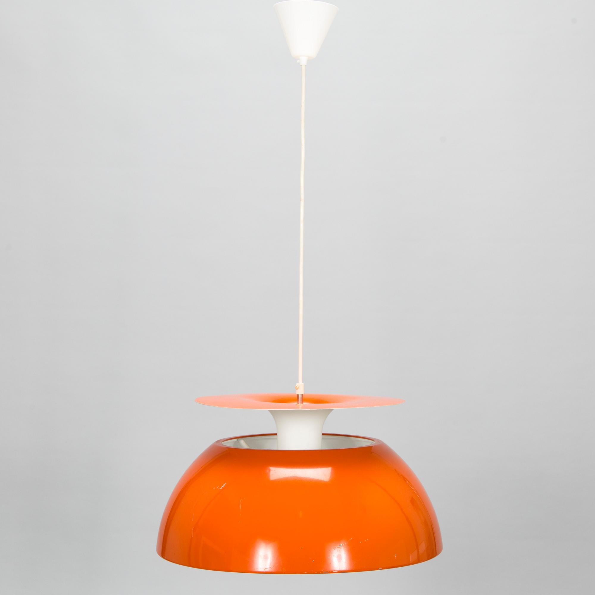 Jørgen Høj, an Artela/Jutlandia ceiling pendant for Holmegaard Denmark, 1960s-70s.