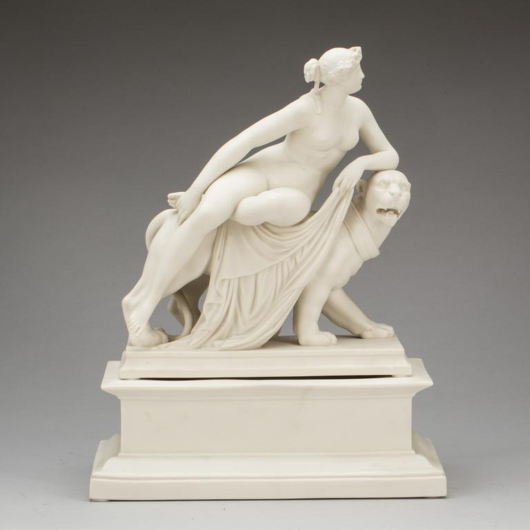 FIGURIN, parian, Gustavsberg, 1925.
"Ariadne" efter J H Danecker.