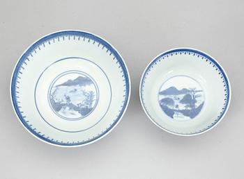 SKÅLAR, 2 stycken, porslin, Kina 1800-tal.