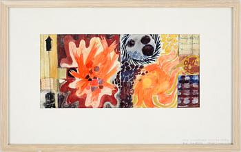 STIG LINDBERG, akvarell, sign o dat -69.