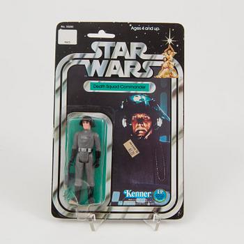 A vintage Star Wars Death Squad Commander on 12 back Kenner 1978.