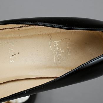 SKOR, "Ron ron 85 patent calf", Christian Louboutin.