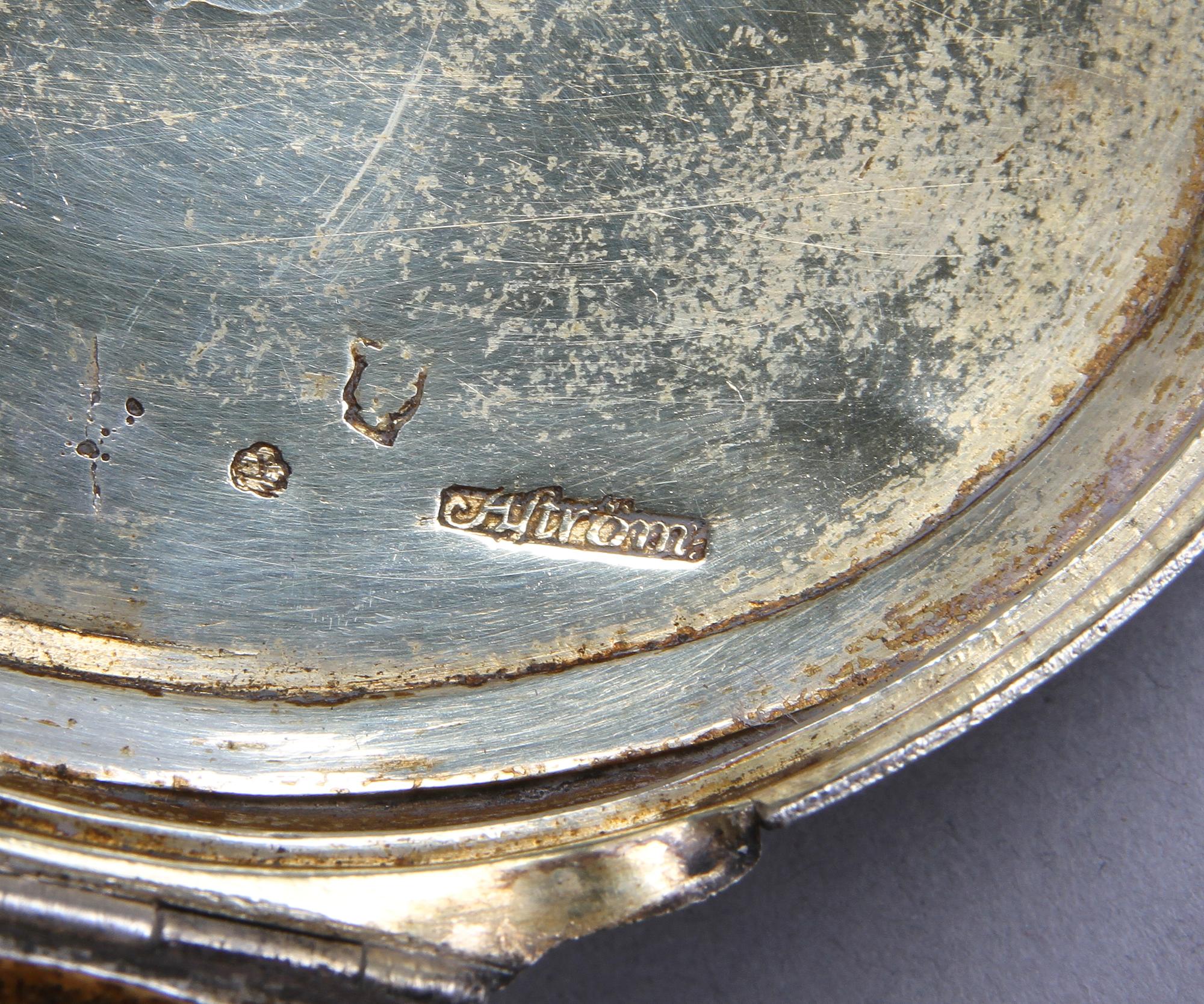 PARTI SILVER, 16 delar, bl a Jonas Elg, Västerås, 1808, Mikael Åström, Stockholm, verksam 1764-91 och Georg Jensen.