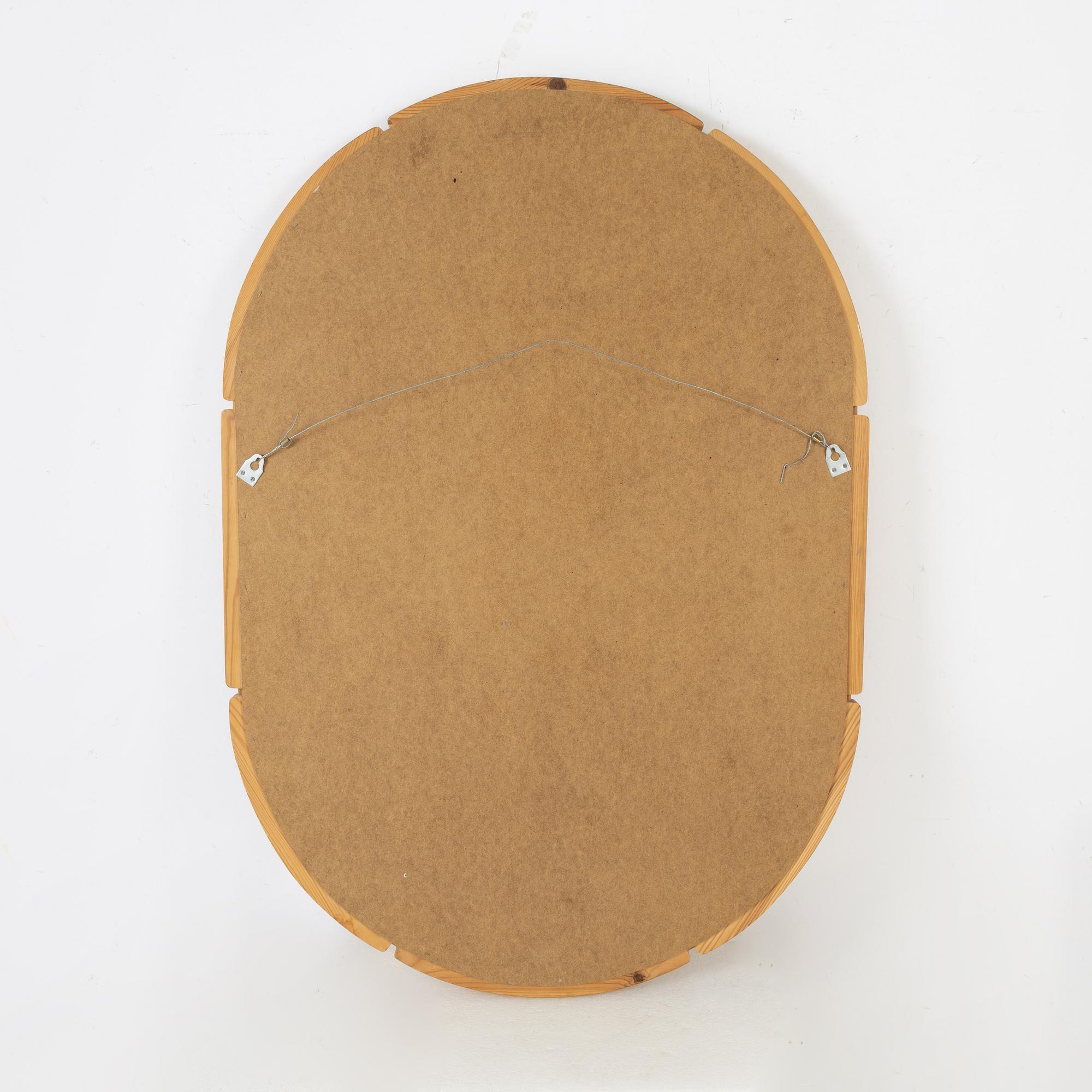Christian Langeström, a pine mirror and dresser, Fröseke, Sweden, 1970's.