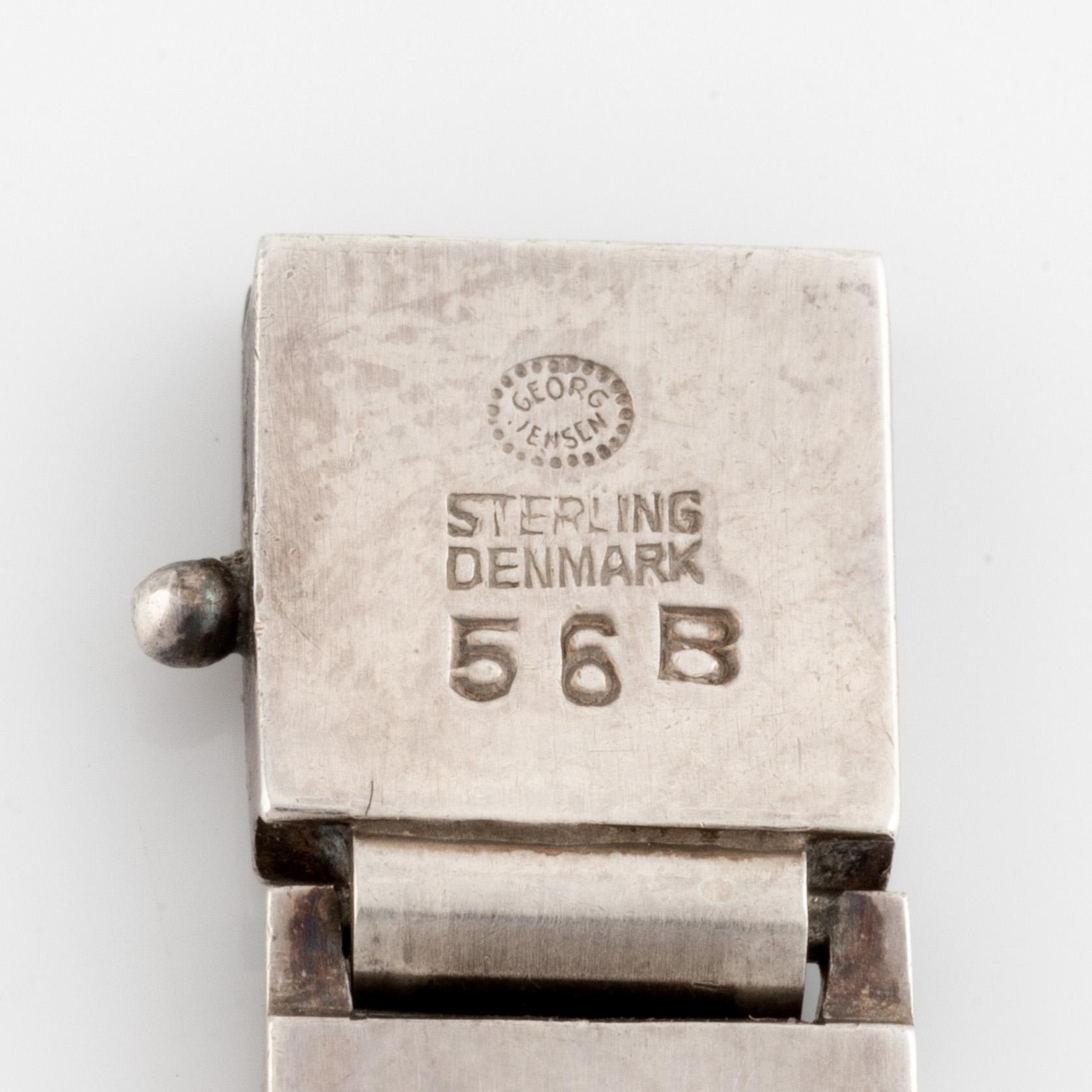 Georg Jensen, silver bracelet, Denmark.