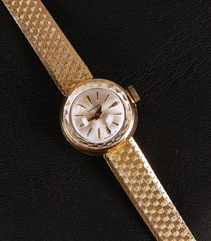 DAMARMBANDSUR, guld 18K, märkt Swaving, totalvikt 21 gram.