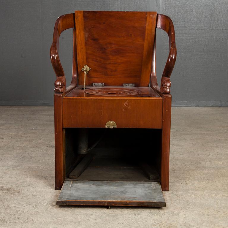 POTTSTOL, empire, 1800-talets första hälft.