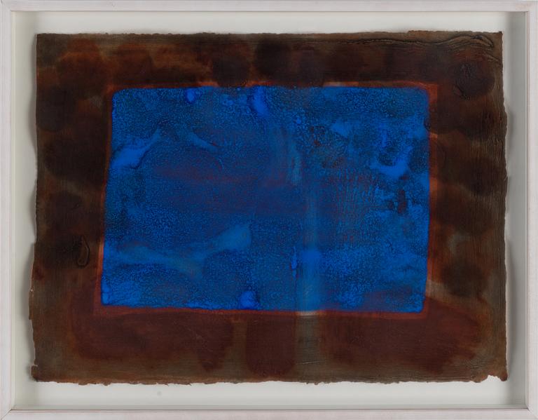 HOWARD HODGKIN, lift-ground etching with aquatint and carborundum, signed 67/100. Dated -86.