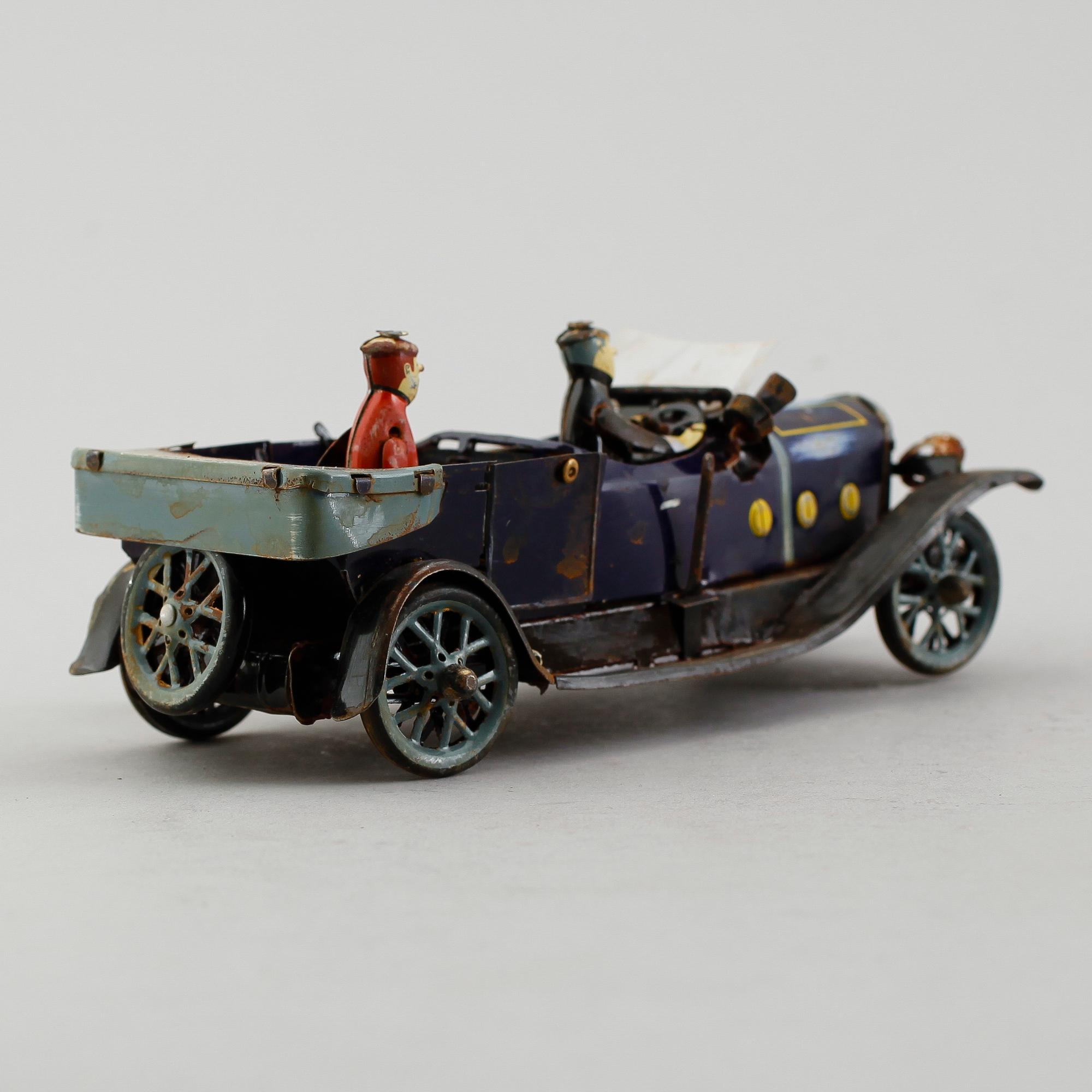 LEKSAK, plåtbil, Mettoy, England, 1900-talets mitt.