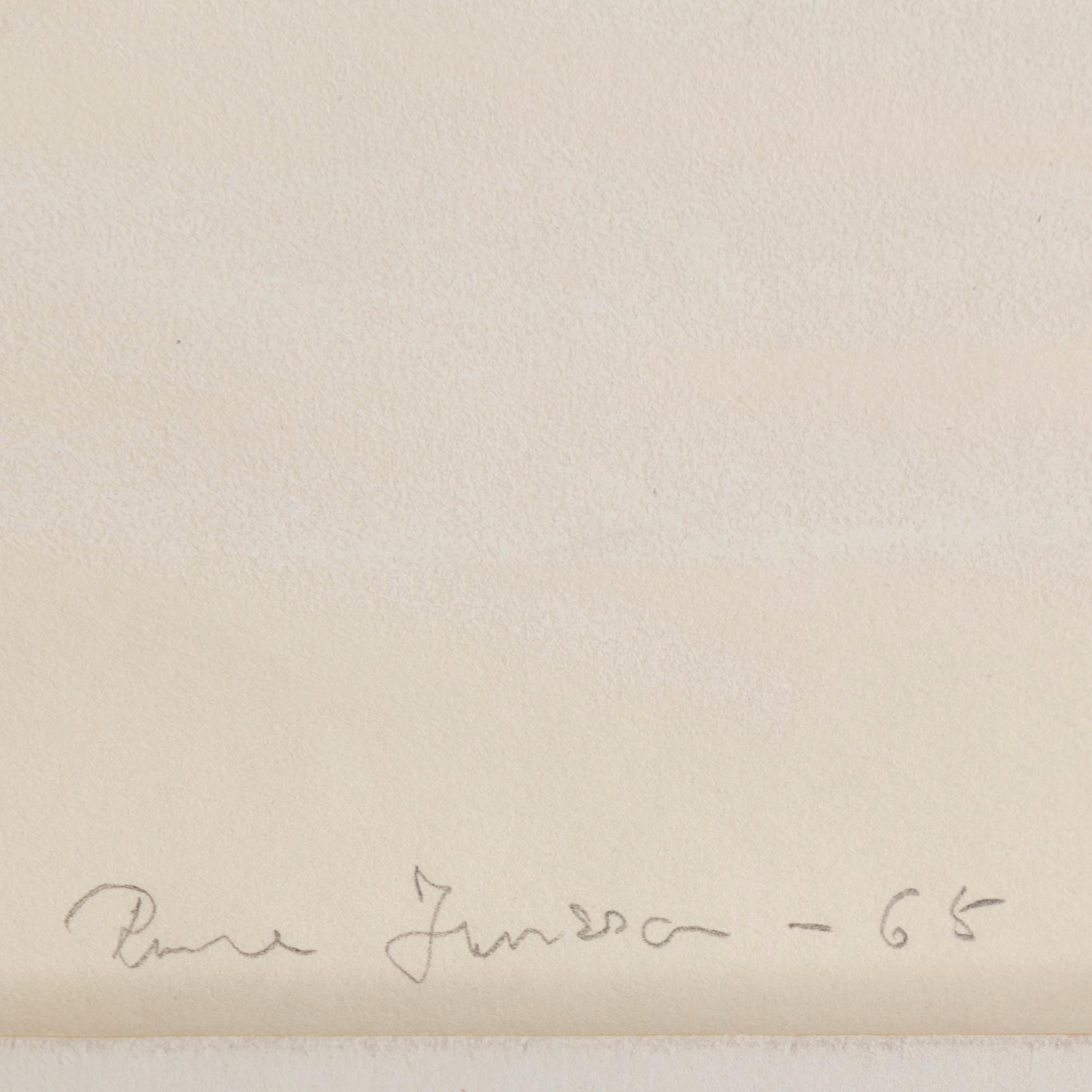 RUNE JANSSON, mixed media, signed and dated -68.