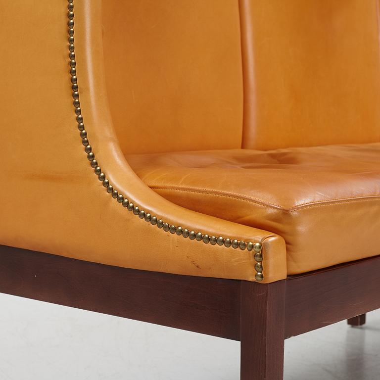 A leather sofa, Donan, Spain, 21st century.