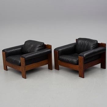FÅTÖLJER, ett par, sannolikt Finland, 1970-tal.