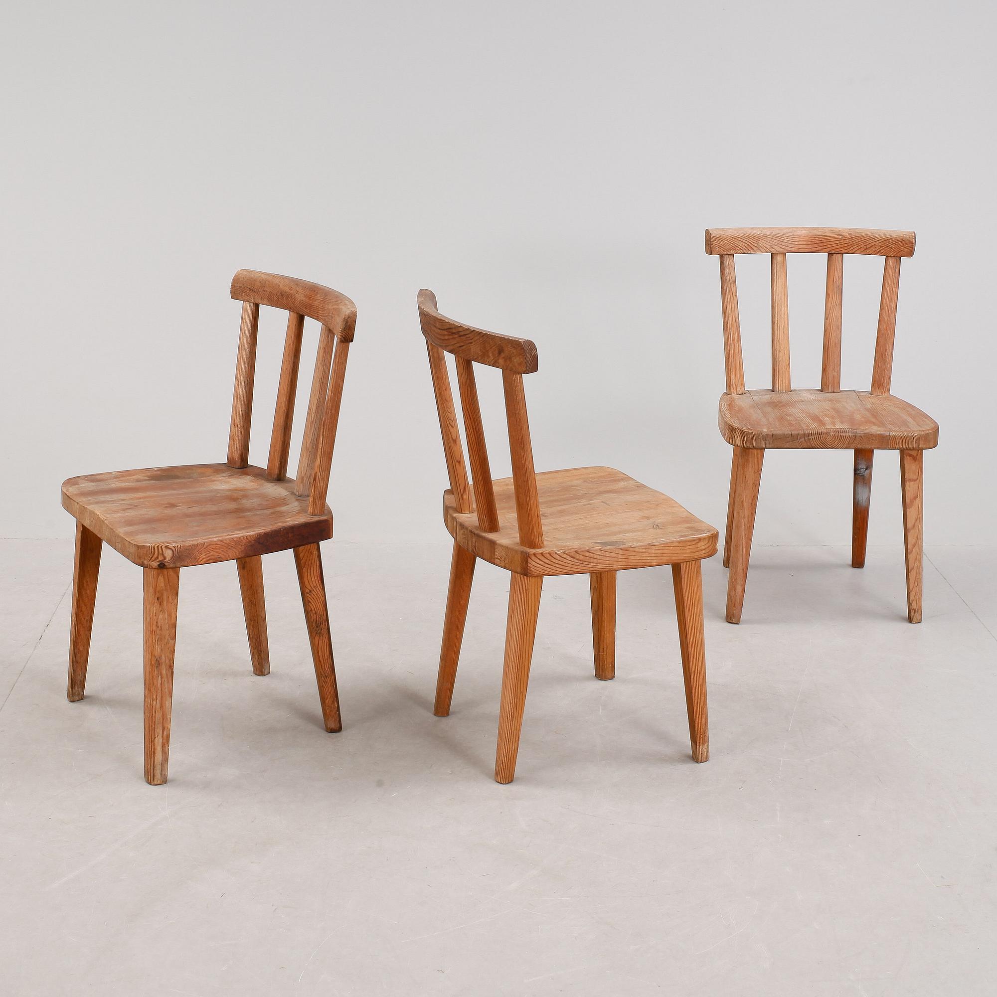 STOLAR, 7 st, "Utö", Axel Einar Hjorth, Nordiska Kompaniet, 1930-tal.