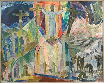 LENNART SEGERSTRÅLE, oil on canvas, signed and dated 1948-49~1974.