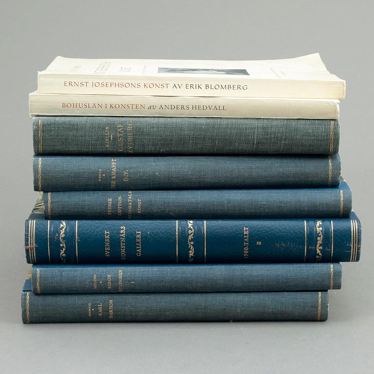 BÖCKER, 59 stycken, främst Sveriges Allmänna Konstförenings publikation.
