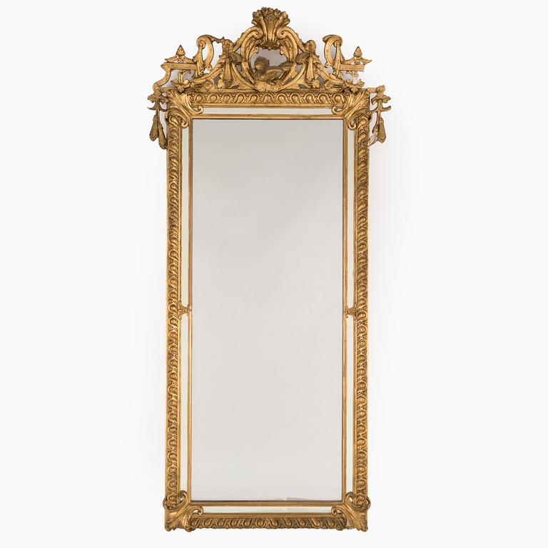 A late 19th century mirror.