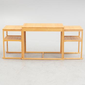 Carl Malmsten, a three-piece nesting table, 'Släden', City Möbler AB.