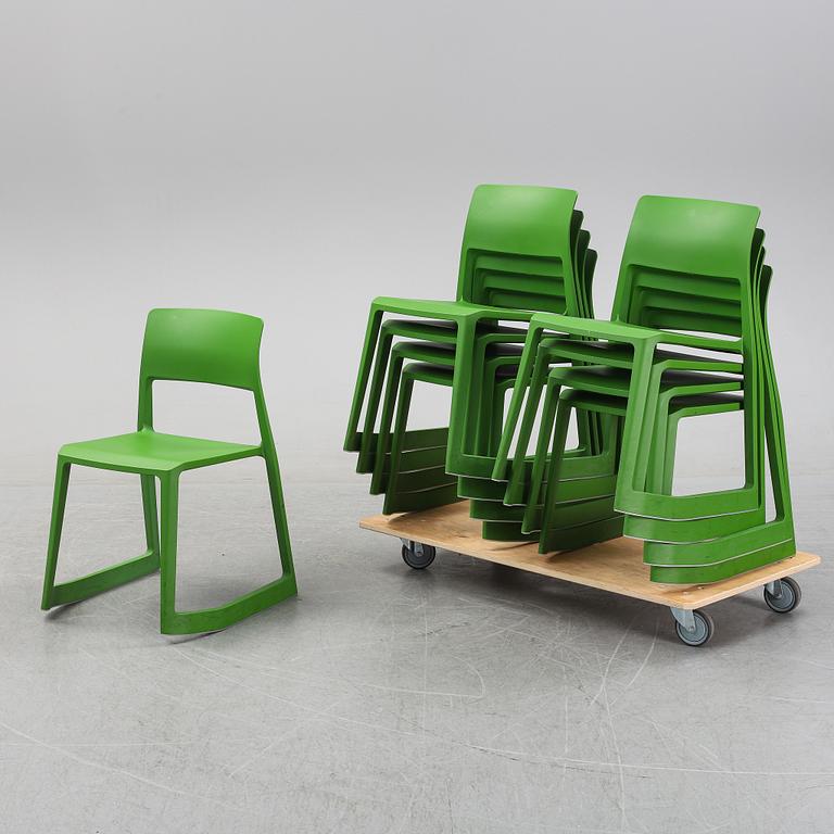 Edward Barber & Jay Osgerby, a set of nine 'Tip Ton' chairs from Vitra.