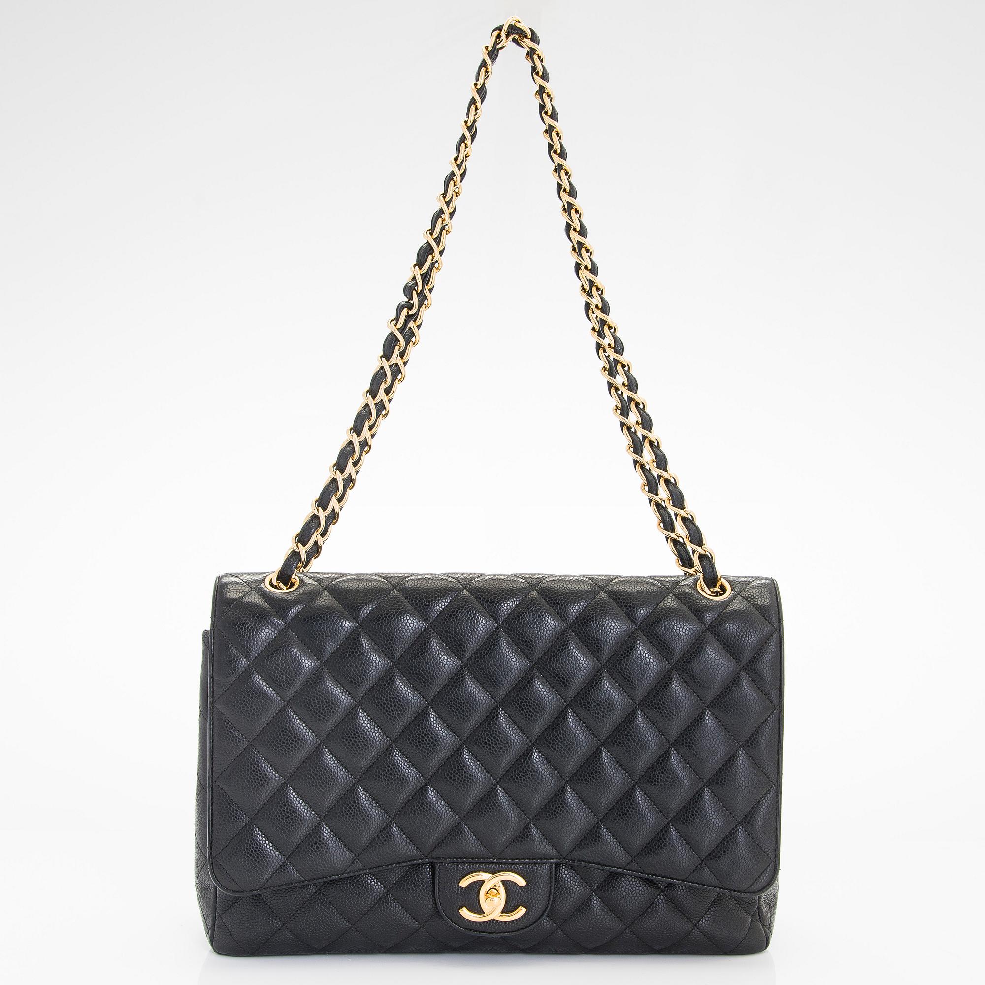 Chanel, a 'Double Flap Bag Maxi' bag, 2010-2011.