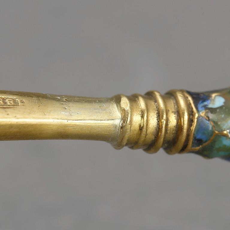 SKED, silver, Gustaf Klingert, Moskva, 1888. Vikt ca 77 gram.