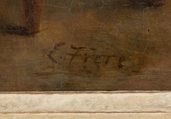 Pierre Edouard Frere, attributed to, oil on panel.