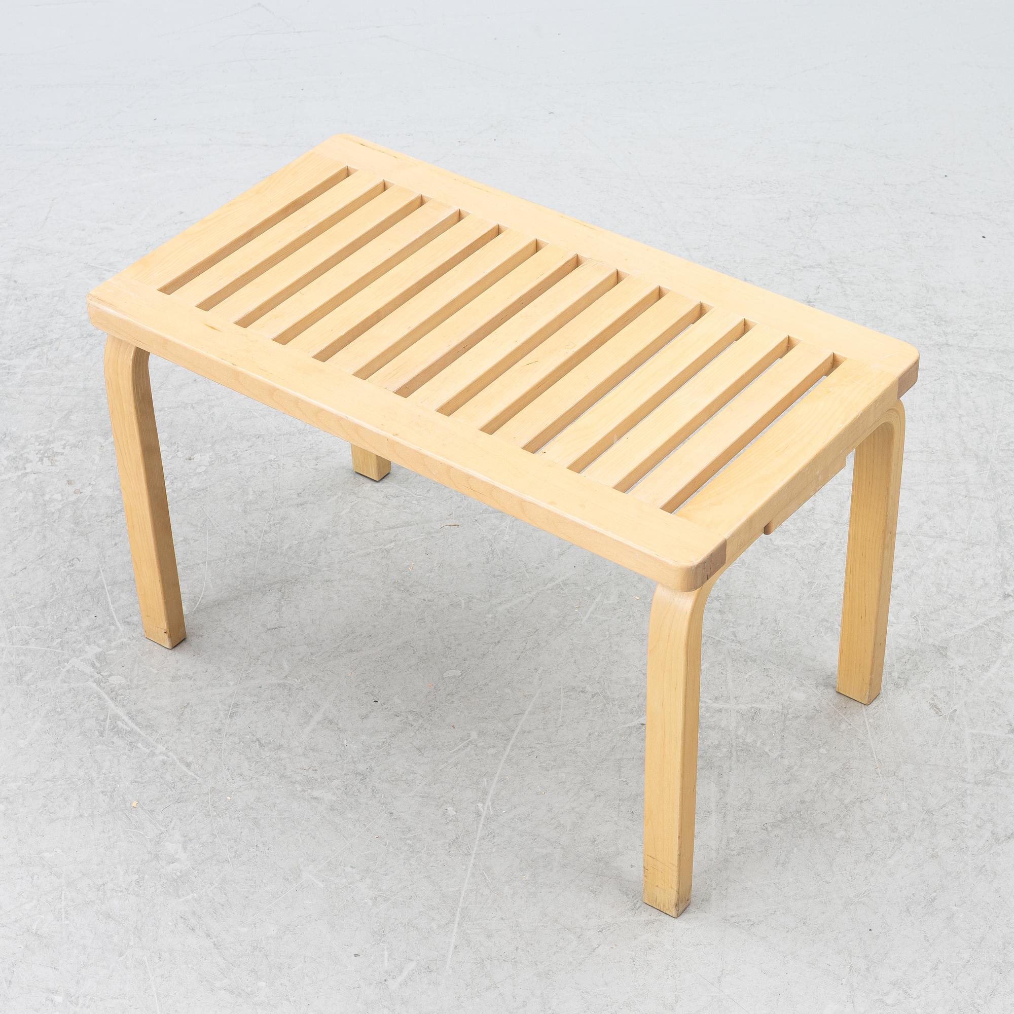 Alvar Aalto, bench, model 153 B, Artek.