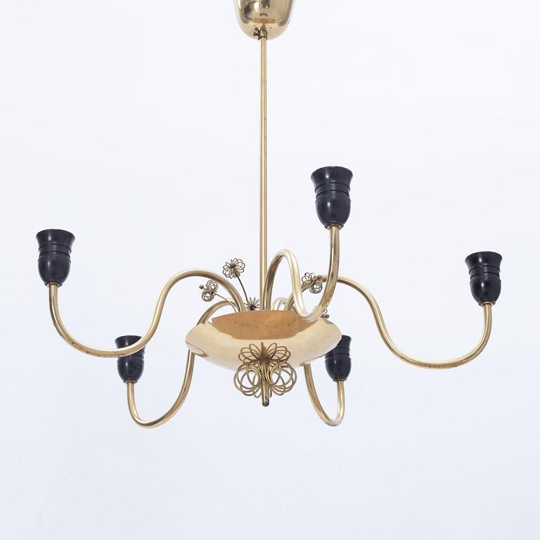 Ceiling lamp, Arnold Wiigs Fabrikker, Norway 1940s/50s.