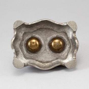 Anna Petrus, a pewter inkwell, Herman Bergman Konstgjuteri, Stockholm 1930s.