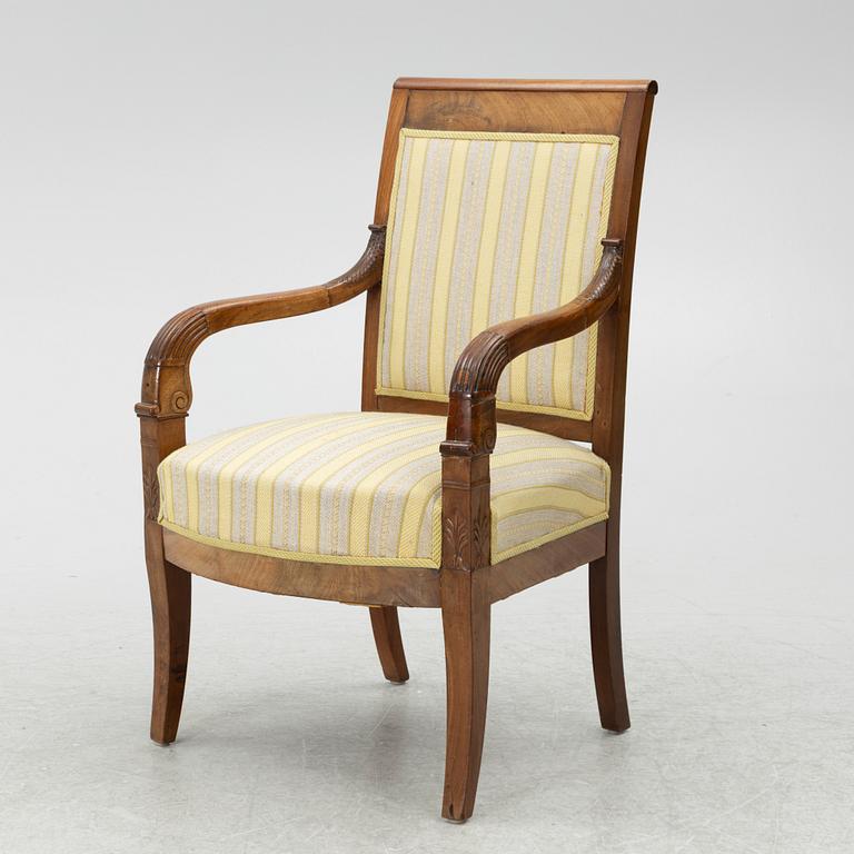 Karmstol, empire, 1800-talets första hälft.