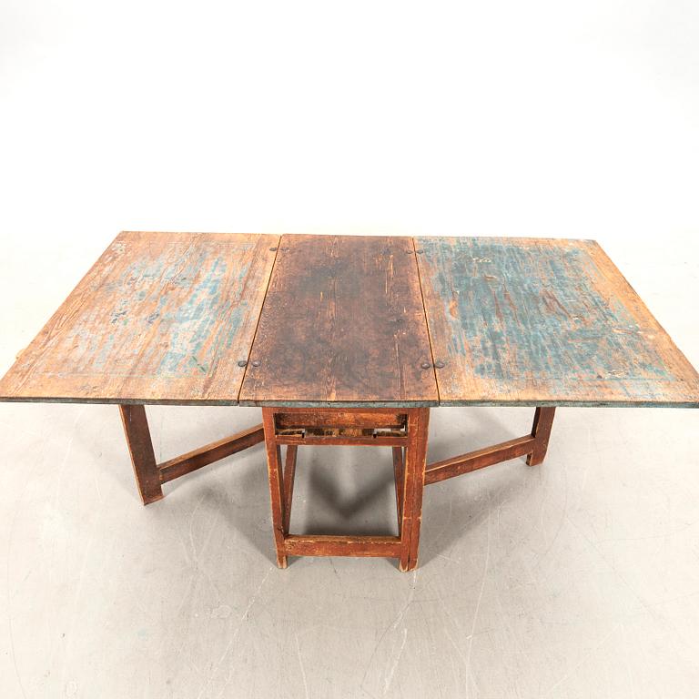 Drop-leaf table, second half of the 19th century.