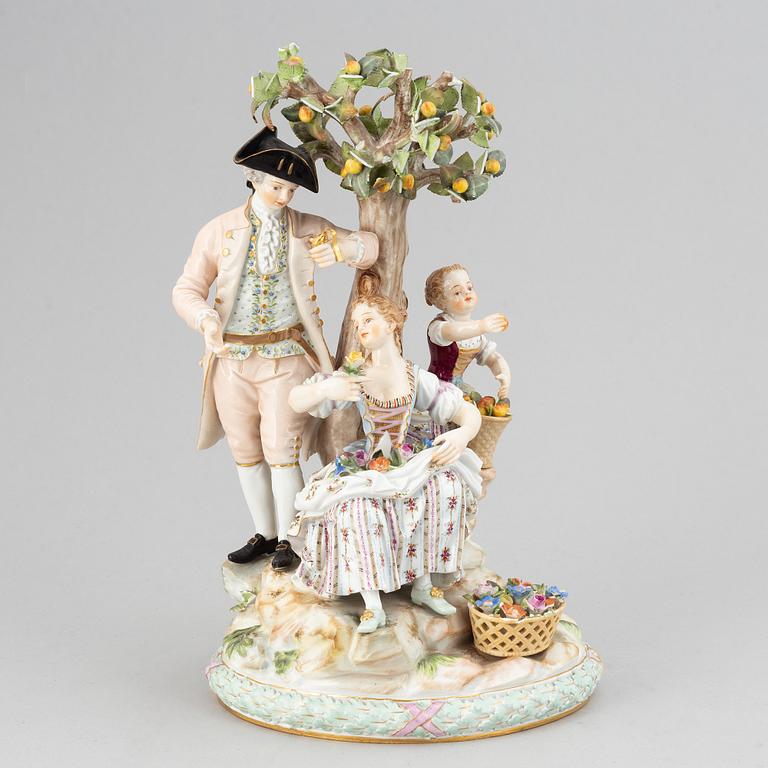 A Meissen porcelain figurine, second half of the 19th-century.