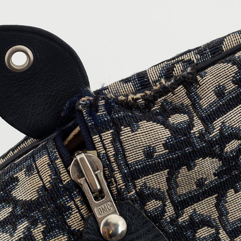 Christian Dior, a canvas 'Speedy' weekendbag and belt, size 85.