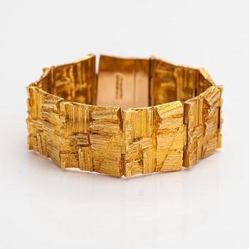 Björn Weckström, Armband "Suma", 14K guld. Lapponia 1971.