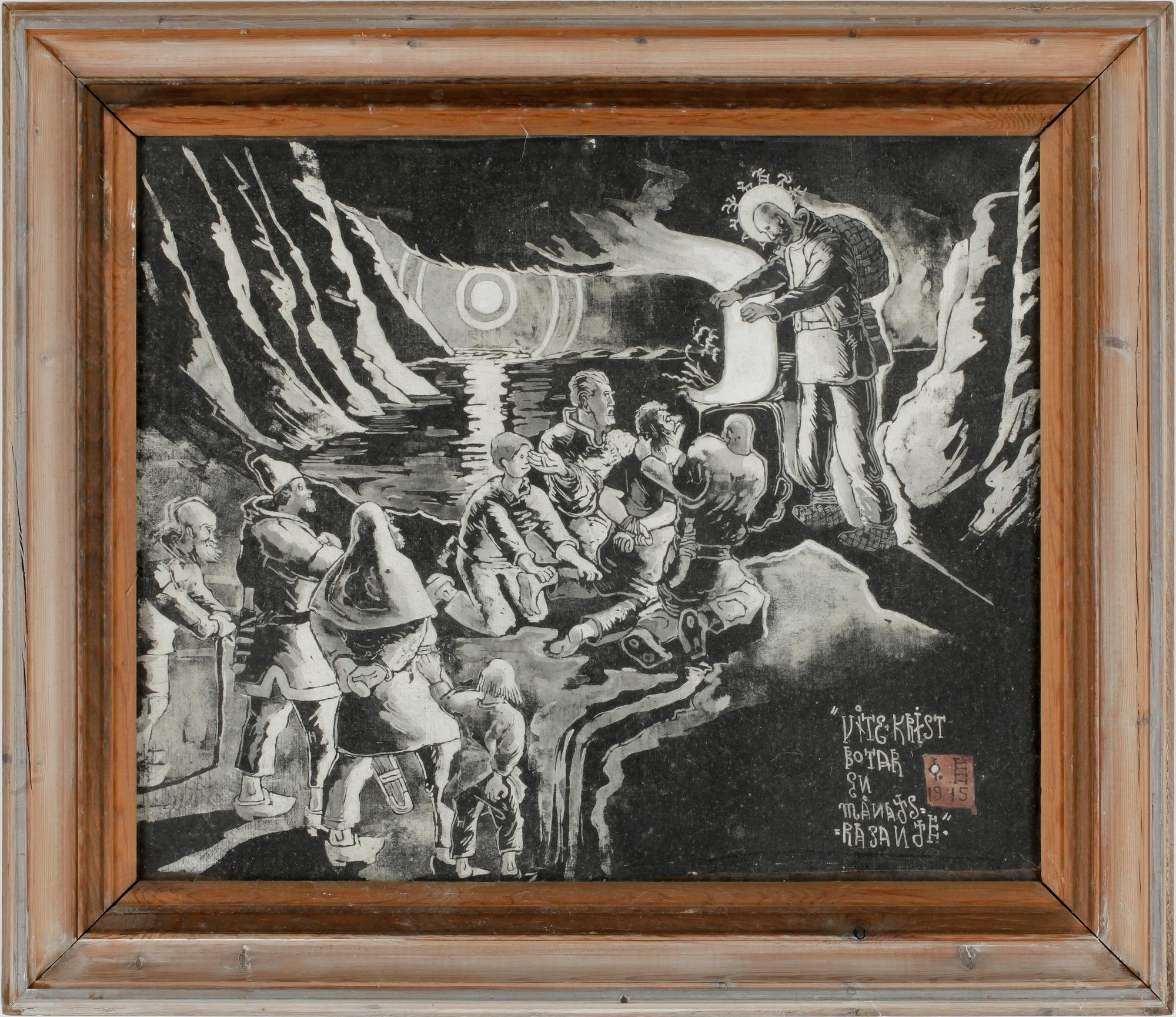 OSSIAN ELGSTRÖM, olja på duk, sign o dat 1945.