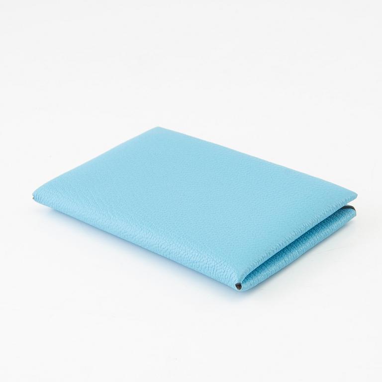 Hermés, card holder, "Porte-Cartes Calvi Chevre Mysore" 2021.