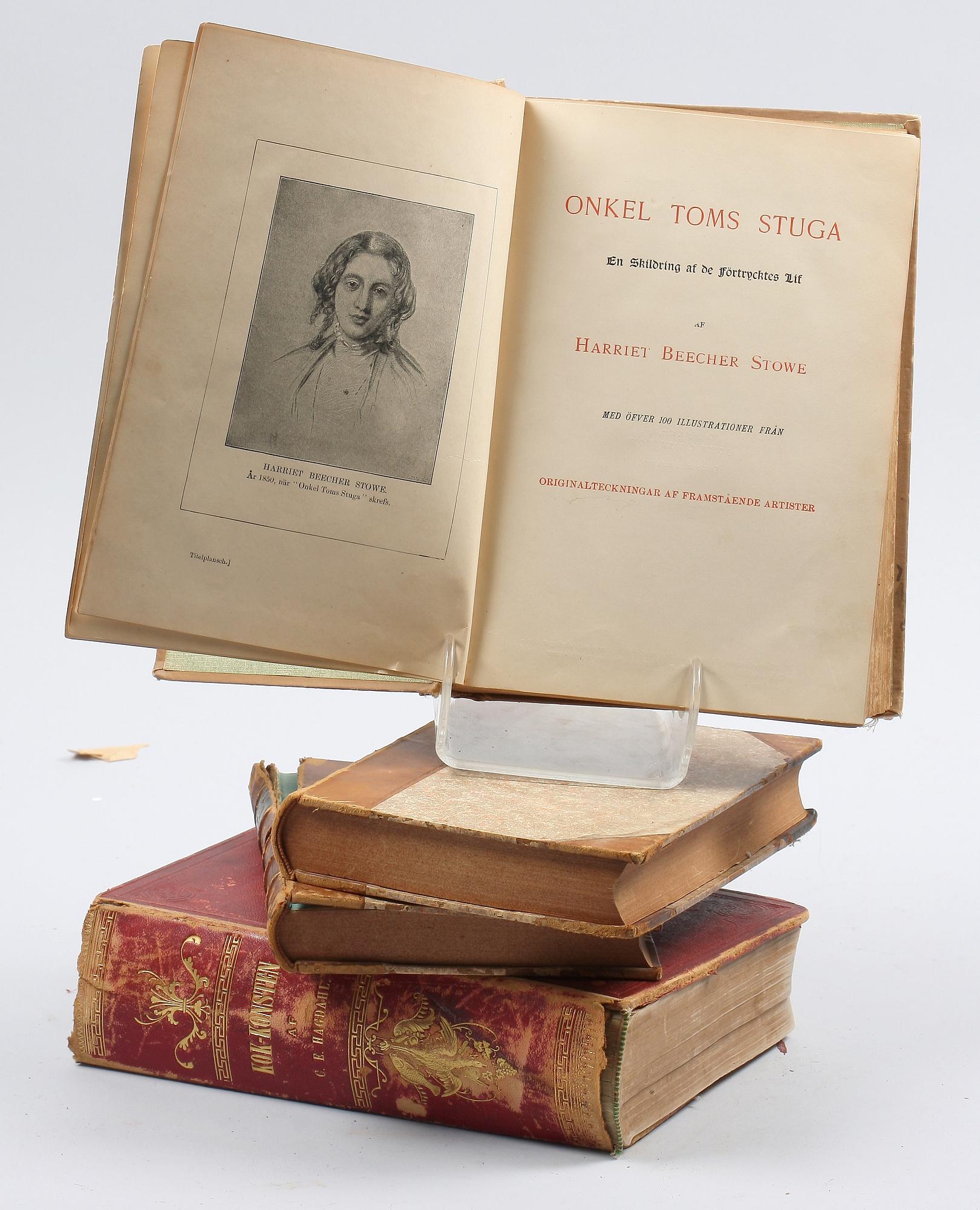 PARTI BÖCKER, 4 st, sent 1870-90-tal.