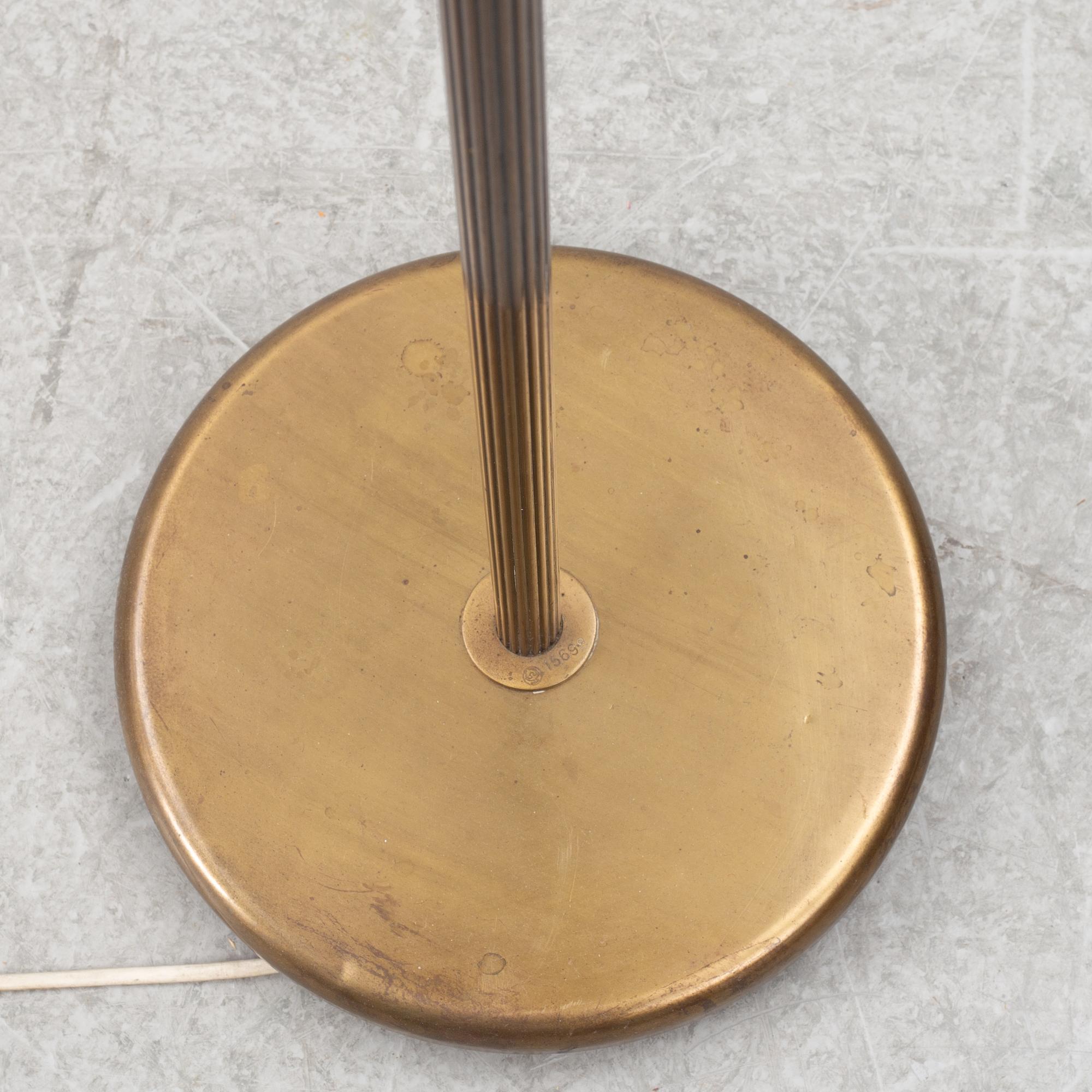 Harald Notini, a floor lamp model "15695", Arvid Böhlmarks Lampfabrik, Stockholm, 1950s-60s.