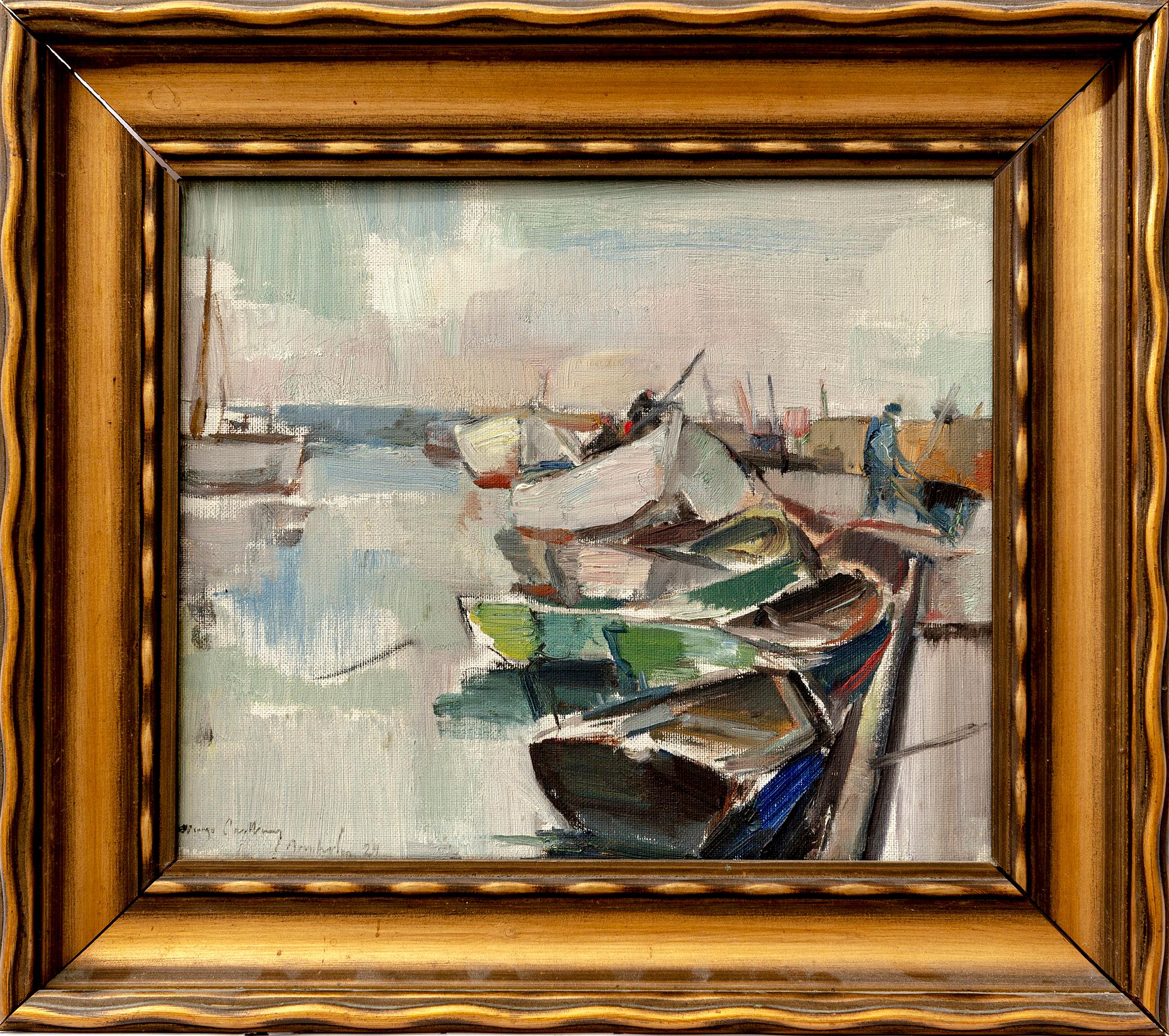 Hugo Carlberg, oil on canvas signed and dated 24.