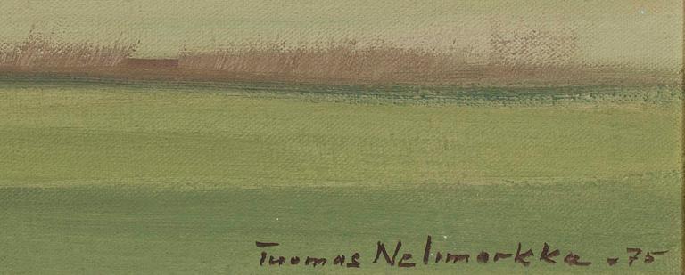 TUOMAS NELIMARKKA, olja på duk, sign o dat -75.