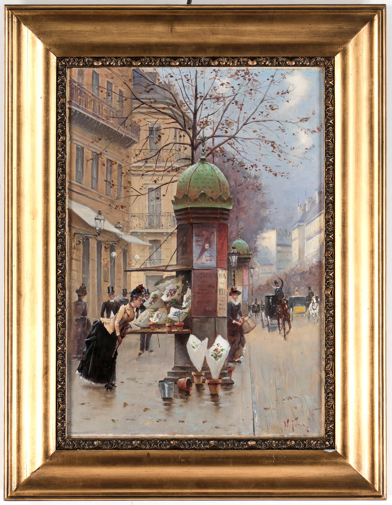 William Féron, Marché au fleur.