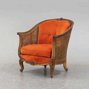 An early 20th century armchair, possibly France.