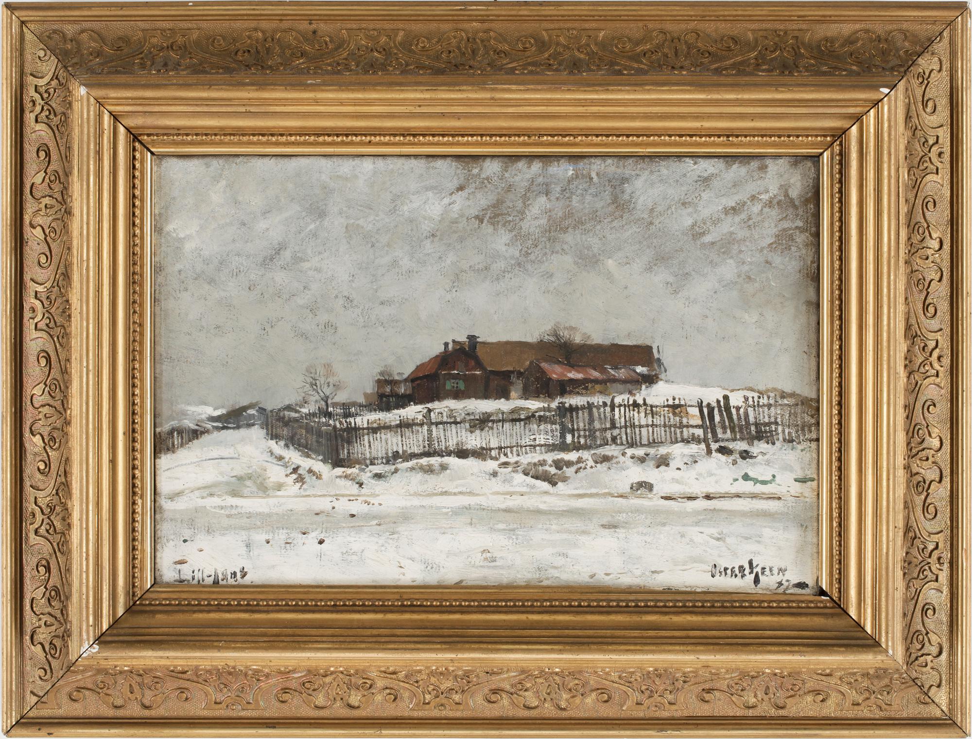 OSCAR KEEN, olja på duk, sign och dat -87.