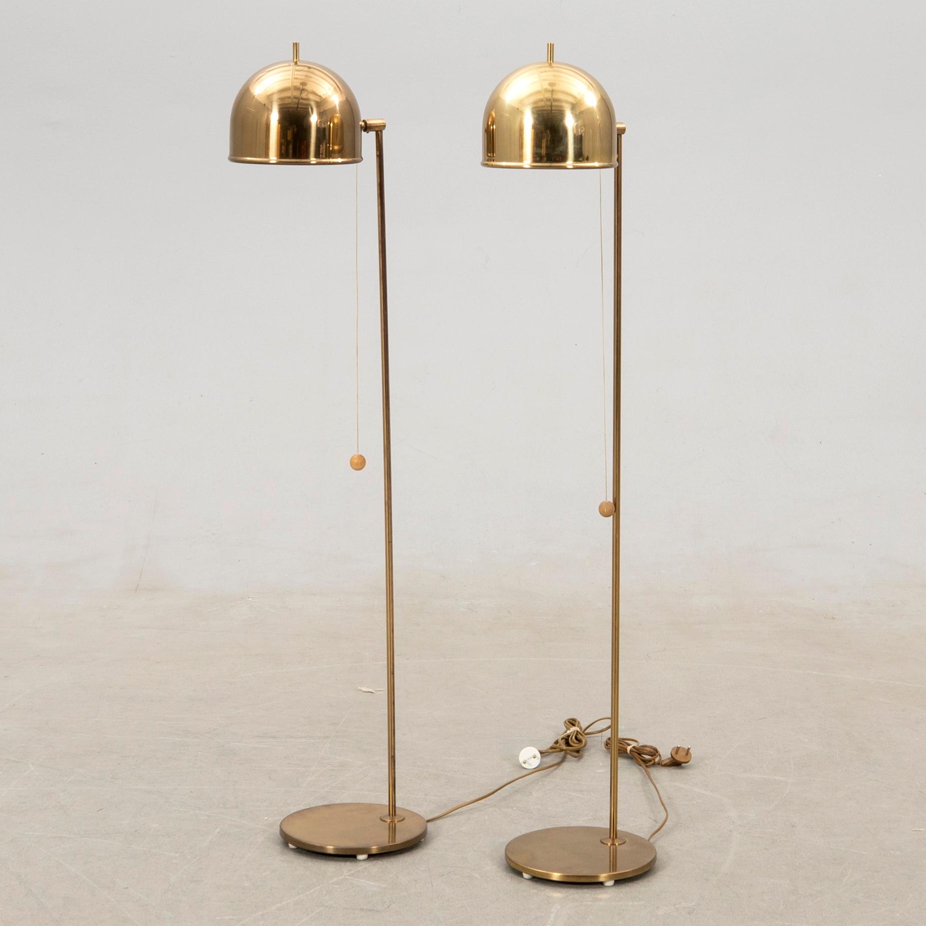 Eje Ahlgren, floor lamps, a pair, model G-075, Bergboms.