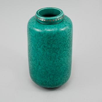 VAS, stengods, "Argenta", Wilhelm Kåge, Gustavsberg, omkring 1900-talets mitt.