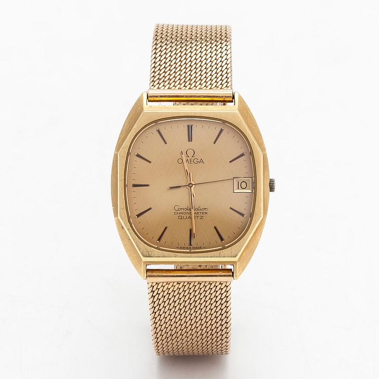 Omega, Constellation, Chronometer, armbandsur, 33 mm.
