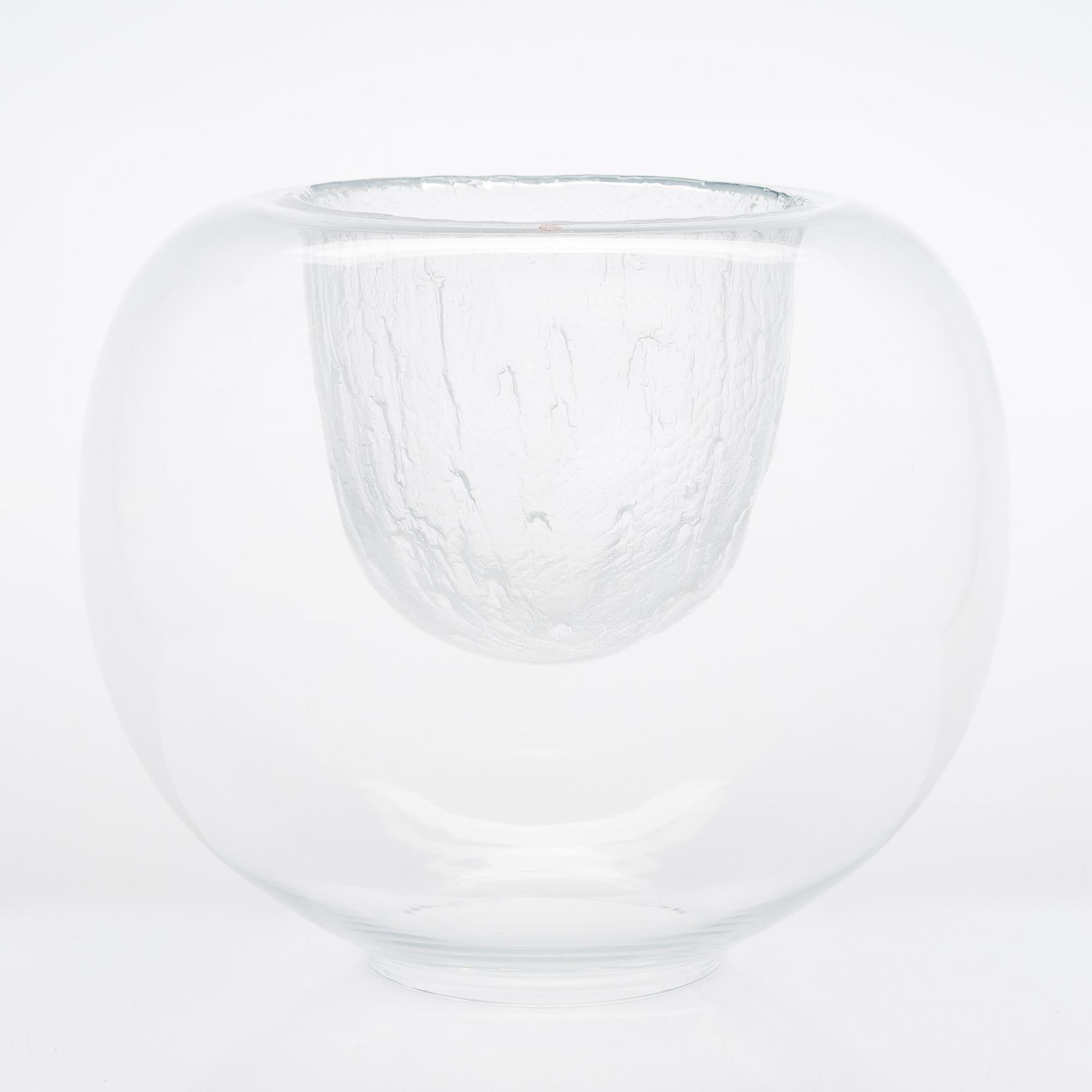 Timo Sarpaneva, taide-esine, sarjasta Finlandia, signeerattu Timo Sarpaneva 3374. Iittala suunniteltu 1969.