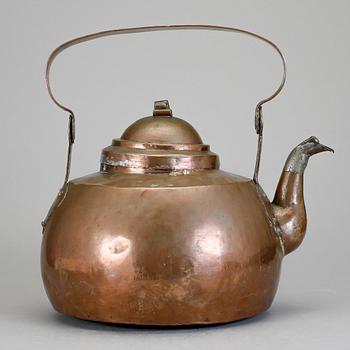 KAFFEPANNA, koppar, 1800-talets början.